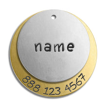 Load image into Gallery viewer, Double Layer Tag (with number)