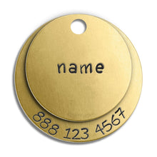 Load image into Gallery viewer, Double Layer Tag (with number)