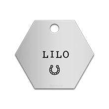 Load image into Gallery viewer, Hexagon Tag