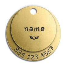 Load image into Gallery viewer, Double Layer Tag (with number)