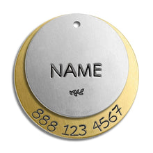 Load image into Gallery viewer, Double Layer Tag (with number)