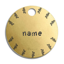 Load image into Gallery viewer, Themed Large Tag - Gold Colour