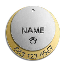 Load image into Gallery viewer, Double Layer Tag (with number)