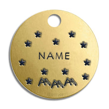 Load image into Gallery viewer, Themed Large Tag - Gold Colour