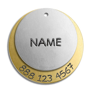 Double Layer Tag (with number)