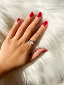 Halo Silver Ring