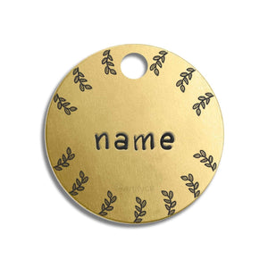 Themed Small Tag - Gold Colour