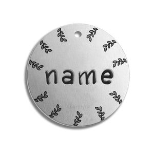 Themed Small Tag - Silver Colour