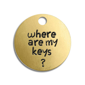 Where Are My Keys Tag